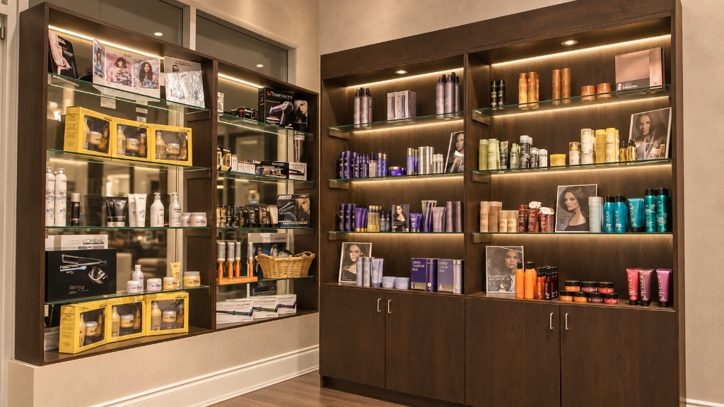 Professional hair colour and care products at Andrelio Salon & Spa in Ajax